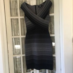 TADASHI SHOJI Ombré Bandage Pleated Dress – Size Small